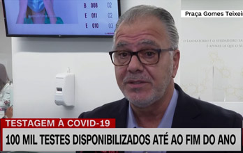 Covid-19 Teste Antigénio - Reportagem CNN