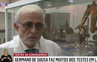 Ministros visitam laboratório privado de testes ao coronavírus - SIC Notícias